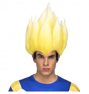 Perruque Vegeta Super Saiyan adulte