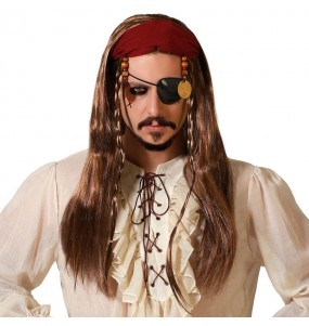 Perruque Pirate Jack Sparrow