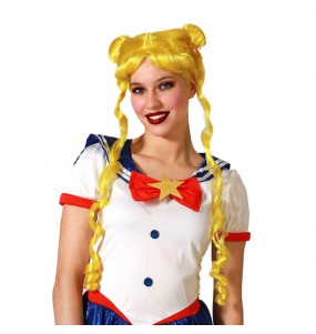 Perruque blonde Sailor Moon pour compléter vos costumes