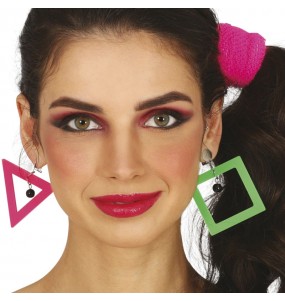 Boucles d'oreilles 80's pour compléter vos costumes