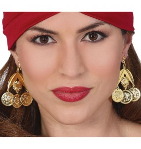 Boucles d'oreilles métalliques pour tziganes pour compléter vos costumes