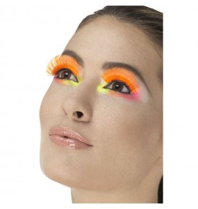 Faux cils Orange Fluo