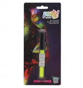 Rouge à lèvres liquide jaune fluo pour compléter votre déguisement avec un maquillage de qualité