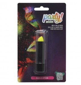 Rouge à lèvres jaune fluo pour compléter votre déguisement avec un maquillage de qualité