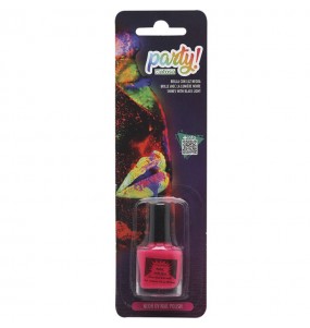 Vernis à ongles rose fluo pour compléter votre déguisement avec un maquillage de qualité