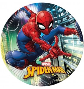 Assiettes Spiderman de fête 23 cm