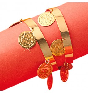 Bracelet avec pièces de monnaie romaines pour compléter vos costumes