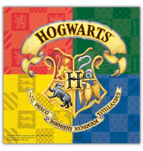 Serviettes Hogwarts 