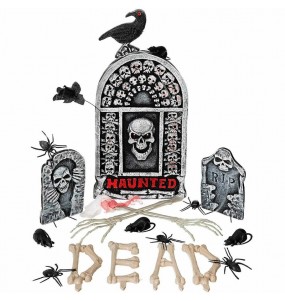Kit de Décoration de Cimetière pour Halloween