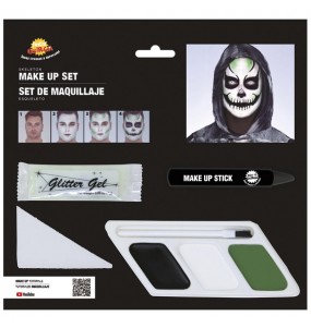 Kit de maquillage squelette sombre pour compléter vos costumes térrifiants