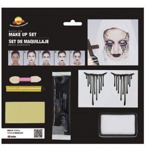 Kit de maquillage de nonne diabolique pour compléter vos costumes térrifiants