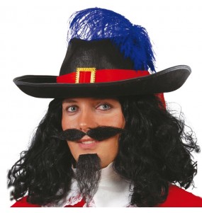 Chapeau Mousquetaire noir adulte