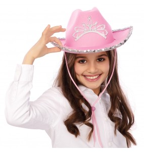 Chapeau de cowgirl avec strass pour enfants pour compléter vos costumes