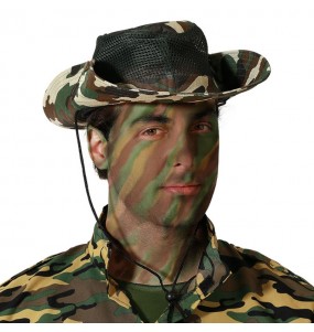 Chapeau camouflage pour compléter vos costumes