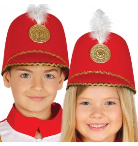 Chapeau Majorette Rouge Enfant