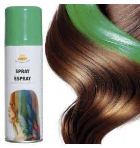 Spray pour cheveux verts