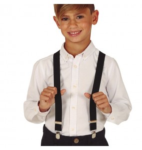 Bretelles noires pour enfants pour compléter vos costumes