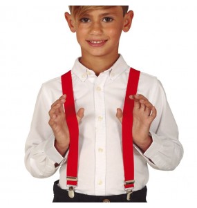 Bretelles rouges pour enfants pour compléter vos costumes