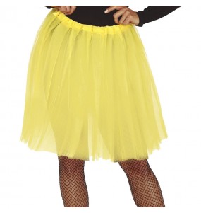 Tutu jaune long adulte pour compléter vos costumes