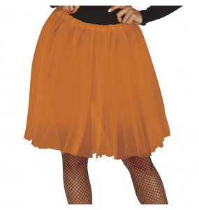 Tutu Orange long Adulte pour compléter vos costumes