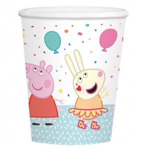 Gobelets Peppa Pig de fête