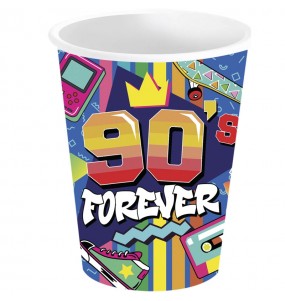 Vasos Fiesta años 90 para completar la decoración de tu fiesta temática