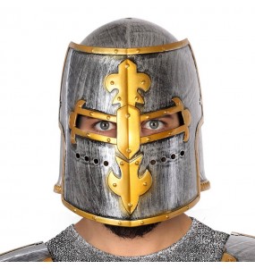 Casque médiéval de croisé pour compléter vos costumes