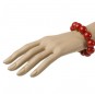 Bracelet avec Boules Rouges