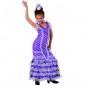 Déguisement Flamenco (Sévillane) Violet enfant