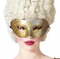 Masque vénitien or-argent pour compléter vos costumes