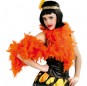 Boa à Plumes Orange