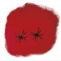 Sachet de toile d\'araignée rouge 60 grammes pour la décoration Halloween