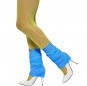 Guêtres Bleu Fluo déguisement