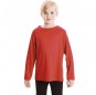 T-shirt rouge enfants à manches longues