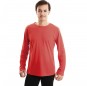 T-shirt rouge adulte à manches longues