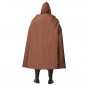 Cape médiévale à capuche de couleur marron pour compléter vos costumes