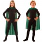 Cape super héros verte enfant