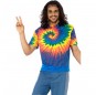 Déguisement Tee-shirt Tie Dye Hippie