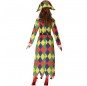 Déguisement Arlequin Multicolore femme dos dos