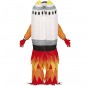 Costume Astronaute à fusée gonflable homme