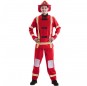 Déguisement Pompier rouge homme