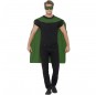 Costume Cape de super-héros verte homme