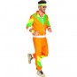 Costume Survêtement rétro orange homme