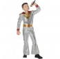 Costume Disco Abba argent garçon