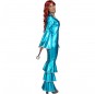 Déguisement Disco Dancing Turquoise femme profile