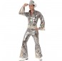 Déguisement Disco Argent homme