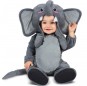 Costume Eléphant gris bébé