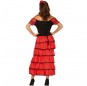 Déguisement Flamenco Sévillane Rouge femme dos