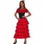 Déguisement Flamenco Sévillane Rouge femme