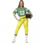 Costume Joueuse de football américain vert femme